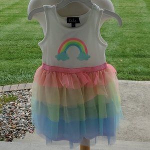 Baby Toddler Girls Lilt Rainbow 🌈 Sundress Tutu Dress Size 12 mo 18 mo 2T NWT